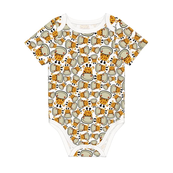 Rocae Giraffes Head for Baby Climbing Clothes Soft Baby Romper for Active Infants Comfortable and Breathable Crawling Jumpsuit Unisex Baby Outfit 3 Months