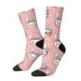 thumbnail image 1 of Rocae Girl Rabbit for Adult Socks Casual Athletic Stretchy Loose Socks for Women Men Non-Slip Middle Tube Socks, 1 of 6