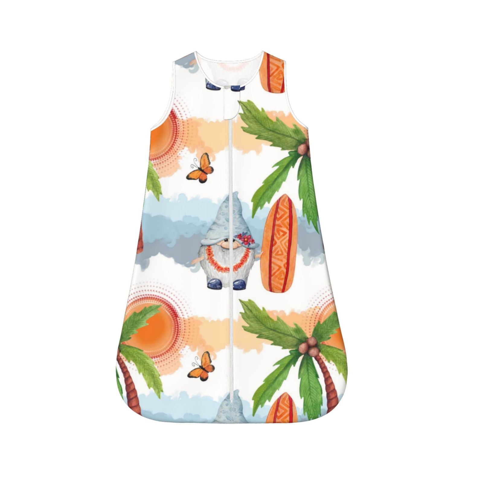 Rocae Gnome and Surfing for Baby Unisex Sleeping Bag, Sack, Blanket