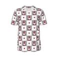 thumbnail image 1 of Rocae Gnomes and Hearts for Breathable Men's Baseball T-Shirt Fashionable Casual Baseball Jersey, Moisture-wicking Sportswear Large, 1 of 9