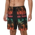 thumbnail image 1 of Rocae Go Surfer for Men's Swim Trunks Quick Dry With Two Side Pockets and One Lined Patch Pocket3X-Large, 1 of 9
