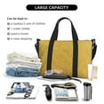 thumbnail image 1 of Rocae Gold Shiny for Travel Shoulder Bag Top Handle Handbag with Yoga Mat Buckle for Gym, Work, Travel, 1 of 7