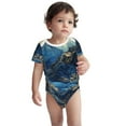 thumbnail image 1 of Rocae Golden Blue Mountains for Baby Cotton Short-Sleeve Bodysuits for Unisex Onesies Bodysuit-6 Months, 1 of 7