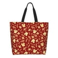 thumbnail image 1 of Rocae Golden Squirrels Holiday for Big Capacity Shoulder Bag with Pockets,Tote Bag for Women Handbag, 1 of 8