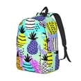 thumbnail image 1 of Rocae Graffiti Pineapples for Durable Canvas Backpack Leisure Large Bag Travel Rucksack Multi-function Backpack Small, 1 of 1