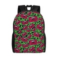 thumbnail image 1 of Rocae Graffiti Tape print Computer Bag with Separate Compartment, Suitable for 15 inch Laptop Backpack, Gift for Men and Women, 1 of 8