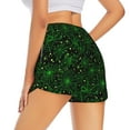 thumbnail image 1 of Rocae Green Bright Web with Spiders for Women's Athletic Shorts Quick Dry Workout Hiking Shorts With Pockets for Running, Yoga, Gym, Sports XX-Large, 1 of 9