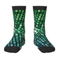 thumbnail image 1 of Rocae Green Disco Lights for Girls Boys Crew Socks,Children's Socks, Kids Socks, Toddler Socks: Daily Wear with Kids School Uniform, 1 of 5