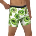 thumbnail image 1 of Rocae Green Kiwi for Stretch Moisture-Wicking Underwear,Men's Underwear Boxer Briefs Medium, 1 of 9