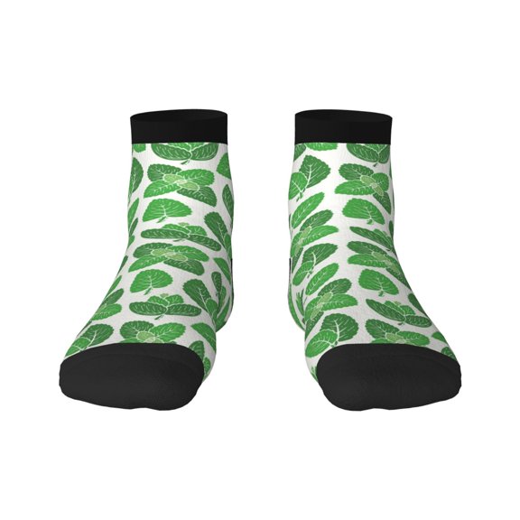 Rocae Green Leaves for Premium Adult Socks,Comfortable, Breathable, and Durable Socks, Perfect for Everyday Wear