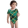 thumbnail image 1 of Rocae Green Mosaic Glass for Baby Cotton Short-Sleeve Bodysuits for Unisex Onesies Bodysuit-18 Months, 1 of 7