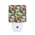 thumbnail image 1 of Rocae Green Mushroom for 0.5W Plug in Night Light, Dusk to Dawn, Bright Nightlight Auto-On/Off-UK, 1 of 7