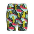 thumbnail image 1 of Rocae Green Mushroom for Men's Soft Sleep Pajama Shorts, Waistband and Pockets, 1 of 9