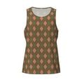 thumbnail image 1 of Rocae Green and Squares for Men's Workout Tank Top Men's Running Tank Top Dry Fit Athletic Workout Tank TopsX-Large, 1 of 9