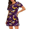 thumbnail image 1 of Rocae Halloween Gnomes1 for Nightgowns for Women Sleep Shirts Short Sleeve Nightshirt Pullover Nightdress, 1 of 6