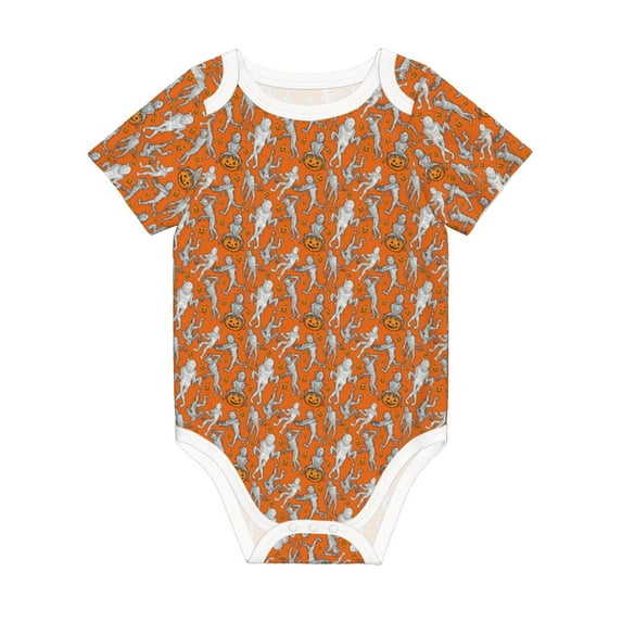 Rocae Halloween Mummy for Baby Climbing Clothes Soft Baby Romper for Active Infants Comfortable and Breathable Crawling Jumpsuit Unisex Baby Outfit 2 Years
