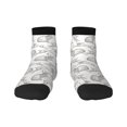 thumbnail image 1 of Rocae Hand Drawn Rabbit for Premium Adult Socks,Comfortable, Breathable, and Durable Socks, Perfect for Everyday Wear, 1 of 7