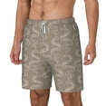 thumbnail image 1 of Rocae Hand Drawn Snake for Men's Swim Trunks Quick Dry With Two Side Pockets and One Lined Patch PocketX-Large, 1 of 9