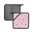 thumbnail image 1 of Rocae Hand Drawn Strawberry for Square Silicone Anti-scalding Mat Trivet Hot Pads for Kitchen Counter, Silicone Trivets for Hot Pots and Pans, 1 of 8