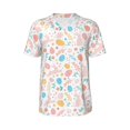 thumbnail image 1 of Rocae Happy Easter for Breathable Men's Baseball T-Shirt Fashionable Casual Baseball Jersey, Moisture-wicking Sportswear Small, 1 of 9