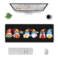 thumbnail image 1 of Rocae Happy Pride Gnome for Gaming Mouse Pad, Mouse Pad Large, Office Computer Keyboard Mousepad, Keyboard and Mouse Pad with Stitched Edges,31.5 x 11.8 in, 1 of 5