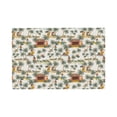 thumbnail image 1 of Rocae Hawaiian Style Printed Heat Resistant Place Mats,Classic Hemstitch Cloth Fabric Placemats Imitation Linen Place Mat Table Mats 18x12 inch, 1 of 5
