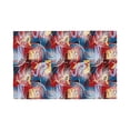 thumbnail image 1 of Rocae Hawaiian Style Printed Heat Resistant Place Mats,Classic Hemstitch Cloth Fabric Placemats Imitation Linen Place Mat Table Mats 18x12 inch, 1 of 5
