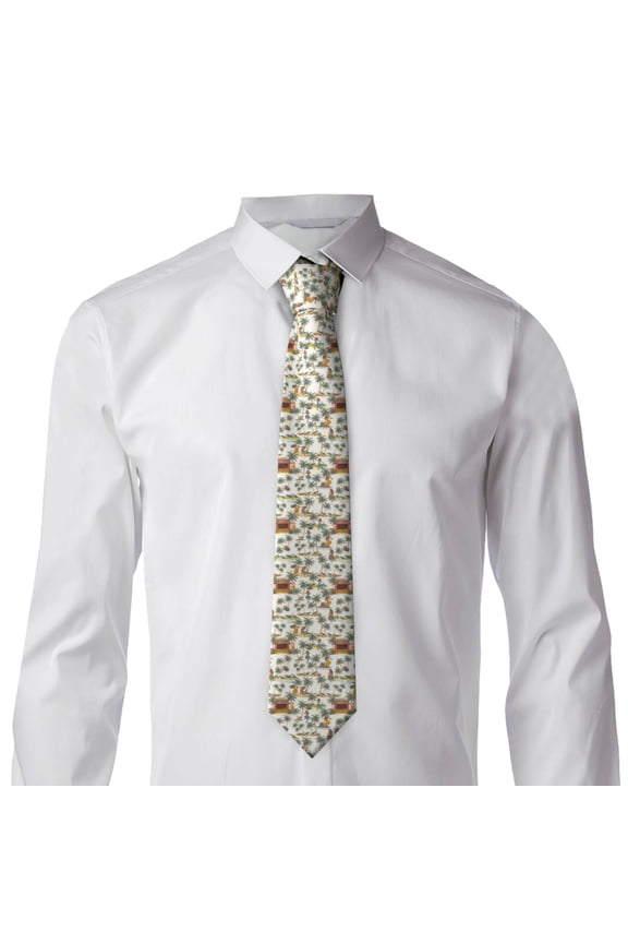Hawaiian Style for Soft and Comfortable Men's Tie Necktie Wedding Business