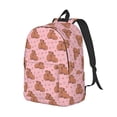 thumbnail image 1 of Rocae Heart Capybara for Durable Canvas Backpack Leisure Large Bag Travel Rucksack Multi-function Backpack Medium, 1 of 1