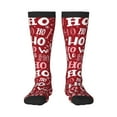 thumbnail image 1 of Rocae Ho Pattern Funny Christmas for Novelty Casual compression Socks For Women Men Contrast Color Stockings, 1 of 6