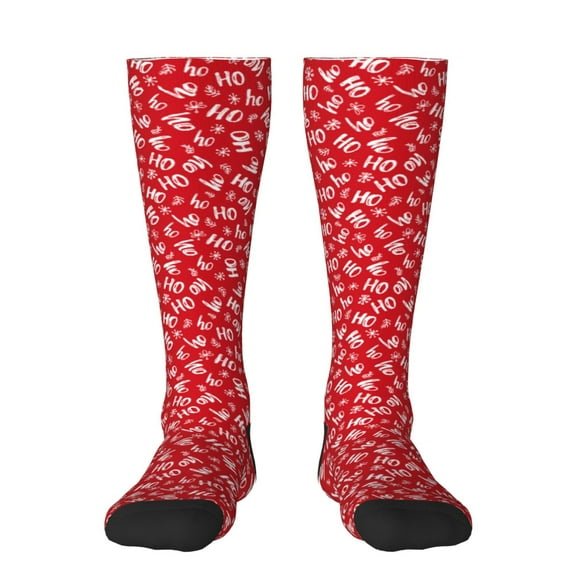 Rocae Hohoho for Novelty Casual compression Socks For Women Men Contrast Color Stockings