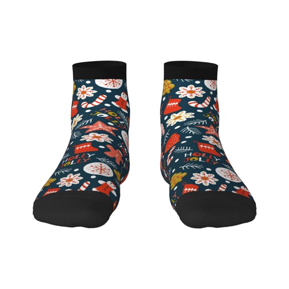 Rocae Holiday Christmas Cookies for Premium Adult Socks,Comfortable, Breathable, and Durable Socks, Perfect for Everyday Wear