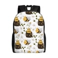 thumbnail image 1 of Rocae Honey Bee Insect print Computer Bag with Separate Compartment, Suitable for 15 inch Laptop Backpack, Gift for Men and Women, 1 of 8