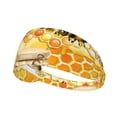 thumbnail image 1 of Rocae Honey Bee for Elastic Exercise Headband for Men and Women Moisture Wicking Athletic Sweatbands Summer Accessories Elastic Bands, 1 of 9