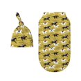 Rocae Horsemen In Horseraces for Baby Swaddle Blanket with Hats Set for
