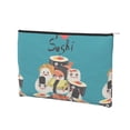 thumbnail image 1 of Rocae I Love Sushi for Cosmetic Bags for Women Paper Reusable Cosmetic Bag Travel Toiletry Organizer Capacity Multipurpose Zipper Pouch, 1 of 8
