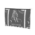 thumbnail image 1 of Rocae I Need More Space for Cosmetic Bags for Women Paper Reusable Cosmetic Bag Travel Toiletry Organizer Capacity Multipurpose Zipper Pouch, 1 of 8