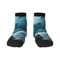 thumbnail image 1 of Rocae Ice Blue Ocean Cute Dolphin A for Premium Adult Socks,Comfortable, Breathable, and Durable Socks, Perfect for Everyday Wear, 1 of 7
