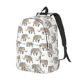 thumbnail image 1 of Rocae Indian Elephant for Durable Canvas Backpack Leisure Large Bag Travel Rucksack Multi-function Backpack Medium, 1 of 8