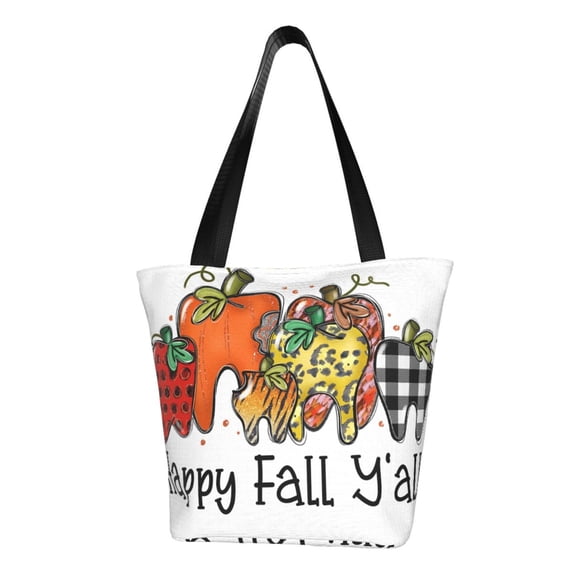 Rocae It'S Fall Y'All for Shoulder Bags for Women Tote Bag for Women with Zipper Closure