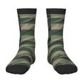 thumbnail image 1 of Rocae Jungle Green Camo USA Flag for Girls Boys Crew Socks,Children's Socks, Kids Socks, Toddler Socks: Daily Wear with Kids School Uniform, 1 of 5