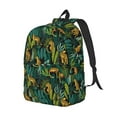 thumbnail image 1 of Rocae Jungle Leopard Yellow for Durable Canvas Backpack Leisure Large Bag Travel Rucksack Multi-function Backpack Small, 1 of 8