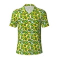 thumbnail image 1 of Rocae Kiwi Fruits Summer for Men's Short Sleeve Polo Shirt, Quick Drying Performance Moisture Wicking Sports Men's Golf Shirt Large, 1 of 9
