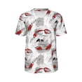 thumbnail image 1 of Rocae Koi Fish for Breathable Men's Baseball T-Shirt Fashionable Casual Baseball Jersey, Moisture-wicking Sportswear Large, 1 of 9
