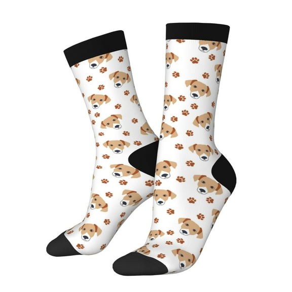 Rocae Labrador Retriever Dog for Adult Socks Casual Athletic Stretchy Loose Socks for Women Men Non-Slip Middle Tube Socks