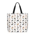 thumbnail image 1 of Rocae Labrador Retriever Dog for Features A Uniquely Designed,Large-capacity,Reusable Shoulder Zip Tote Shopping Bag for Vacations and Shopping, 1 of 6