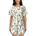 thumbnail image 1 of Rocae Labrador Retriever Dog for Two Piece Sleepwear Pajamas Sets for Women Soft Short-Sleeved Pjs with Lounge Shorts, 1 of 1