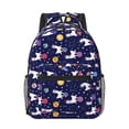 thumbnail image 1 of Rocae Lama in Space for Comfortable Student Backpack - Lightweight ,Durable School Bag Ideal for Middle School, High School, and College, 1 of 6