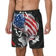 thumbnail image 1 of Rocae Largemouth Bass Fish in USA for Men's Swim Trunks Quick Dry With Two Side Pockets and One Lined Patch PocketLarge, 1 of 9