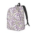 thumbnail image 1 of Rocae Lavender Flowers for Durable Canvas Backpack Leisure Large Bag Travel Rucksack Multi-function Backpack Medium, 1 of 8
